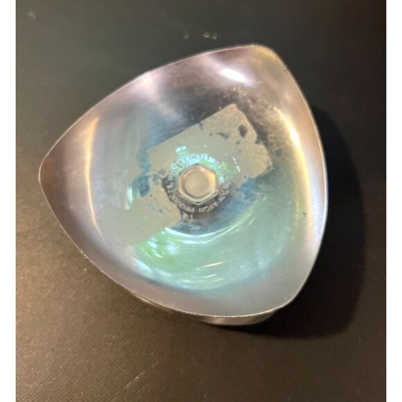 Danish Styler Avon Mid-Century Modern Stainless Steel Taper Candle Holder - Picture 5 of 9